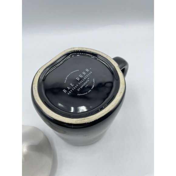 Rae Dunn by Magenta 202 Spooky Mug With Ghost Topper Halloween Artisan Bs277 - Picture 10 of 16